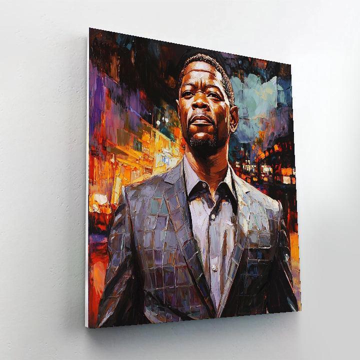 Samuel L. Jackson: The Voice Of Authority And Presence Numbered Painting Kits