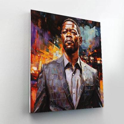 Samuel L. Jackson: The Voice Of Authority And Presence Numbered Painting Kits