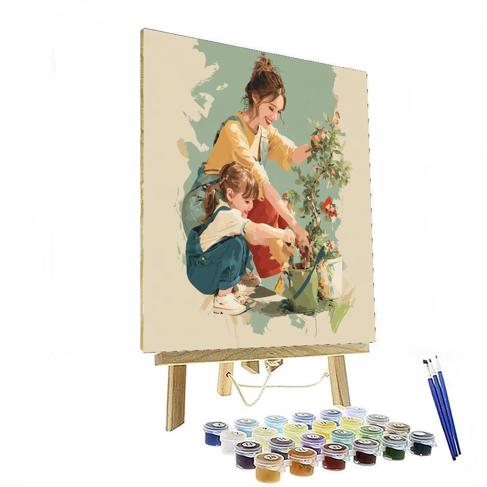 Mom's Flower Power DIY Paint By Numbers