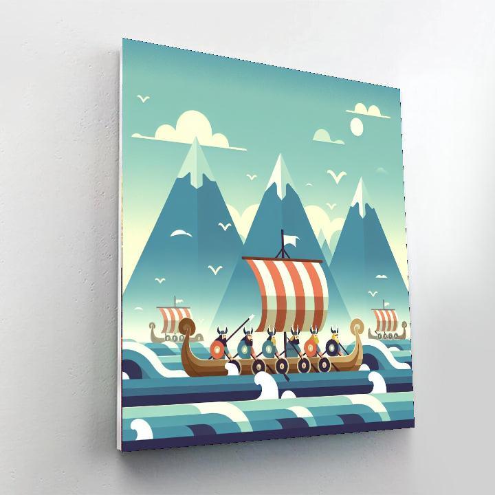 Epic Viking Voyage Paint By Number