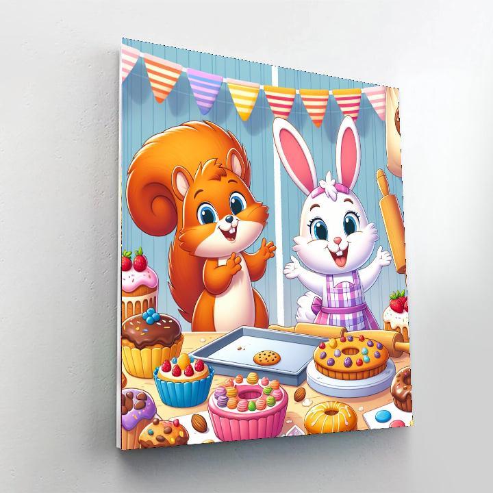 Busy Bakery Day Paint By Numbers Kits