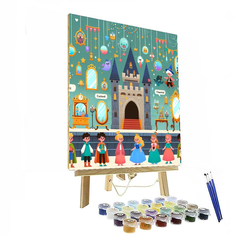 Fantasy Quest Castle Paint By Number