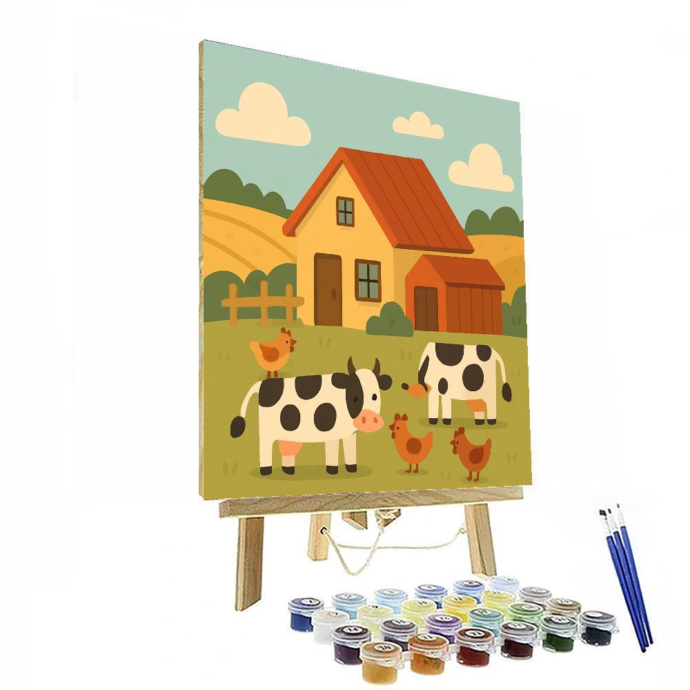 Rustic Country Life Painting By Numbers Kit