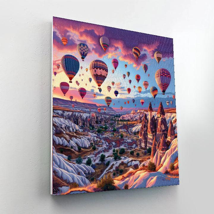 Hot Air Balloon Festival - Cappadocia, Turkey Paint By Numbers Art