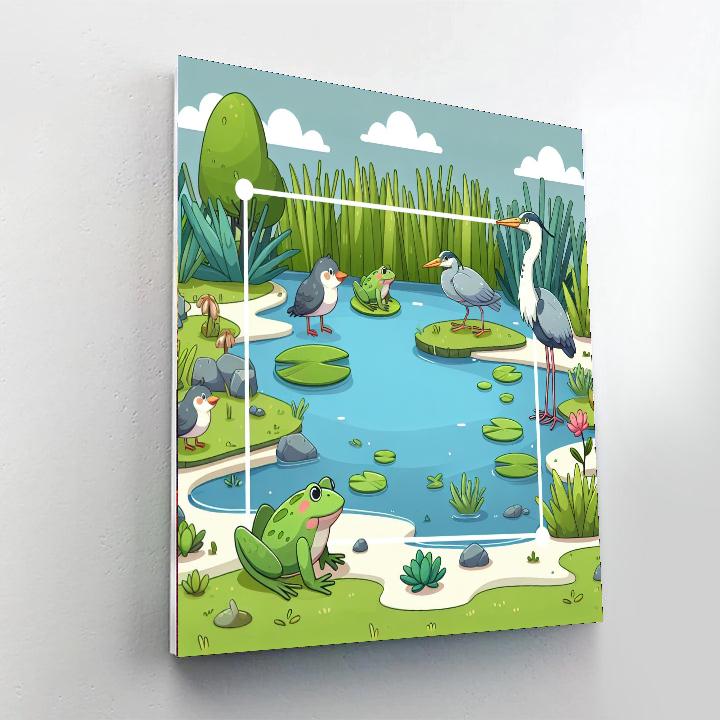 Mysterious Marshland Number Painting