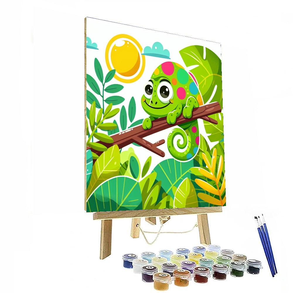 Chameleon Color Magic Painting By Numbers Kit