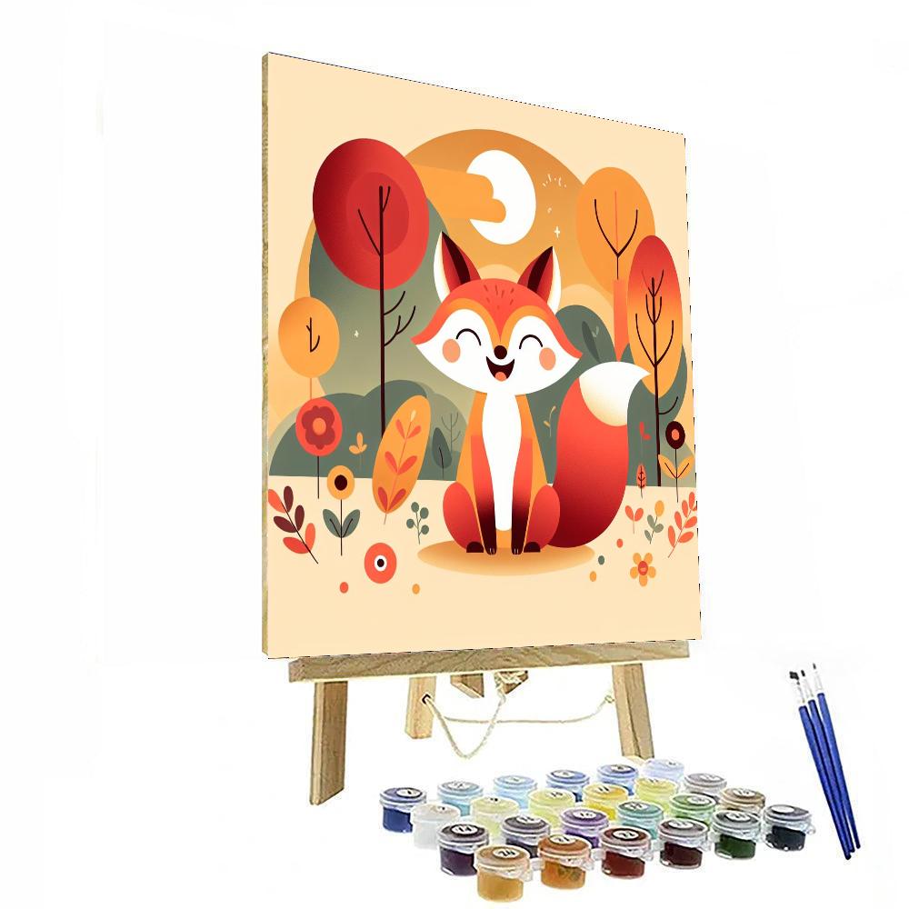 Giggly Fox Numbered Painting Kits