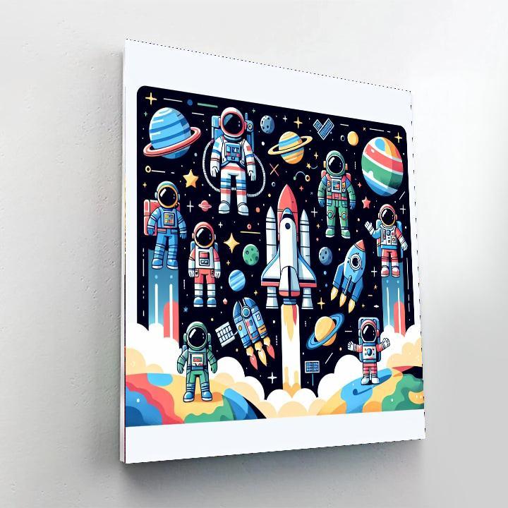 Space Shuttle Discovery Numbered Painting Kits