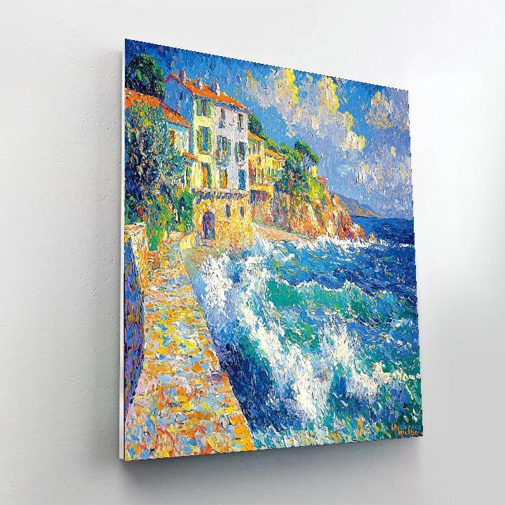 Henri Matisse Inspired Vivid Coastal Escape  Paint By Numbers Kits