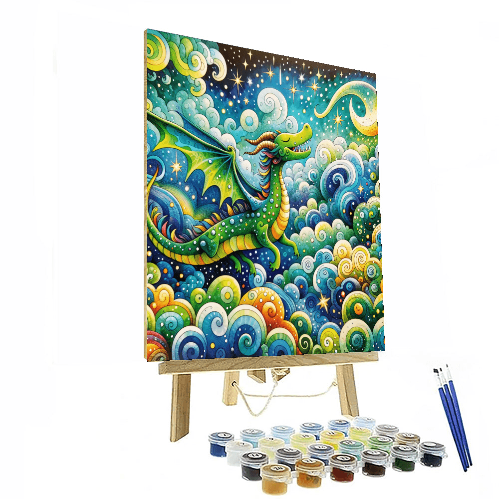 Whimsical Dragon Adventures Paint By Number