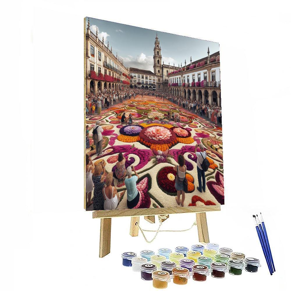 Flower Carpet Paint By Number