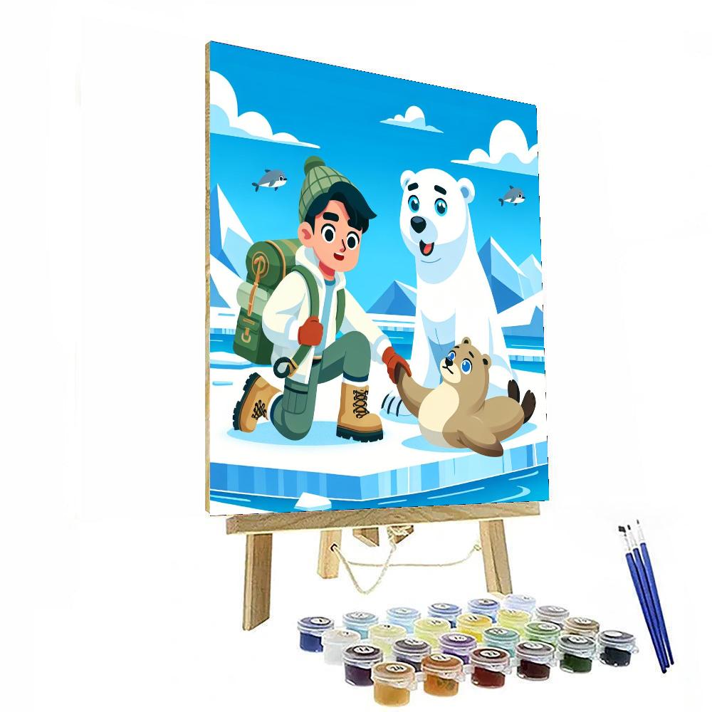 Polar Bear Rescue Paint By Numbers Kits