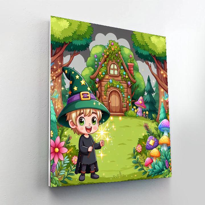Woodland Wizard's Retreat Paint By Numbers Kits