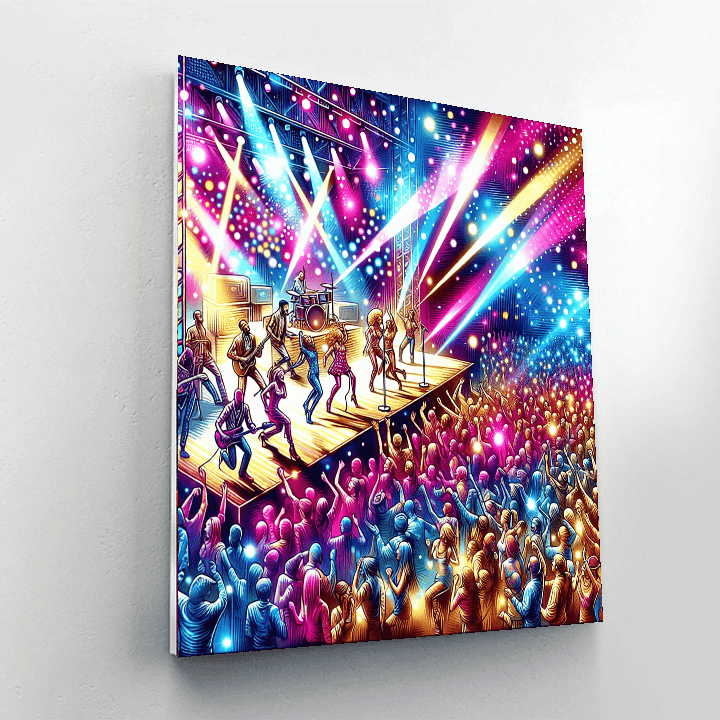 Vibrant Musical Festival Paint By Numbers Kits