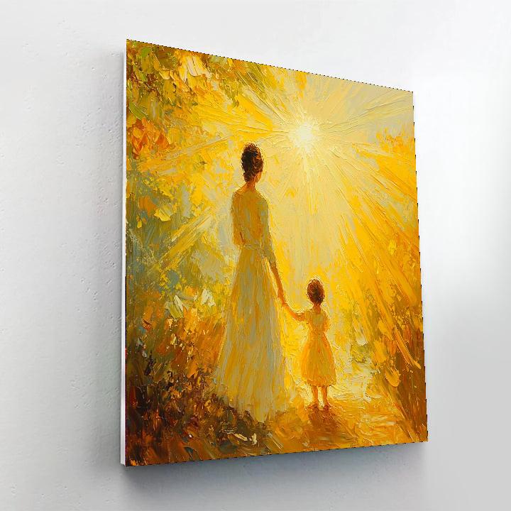 A Mother's Radiance Paint By Color