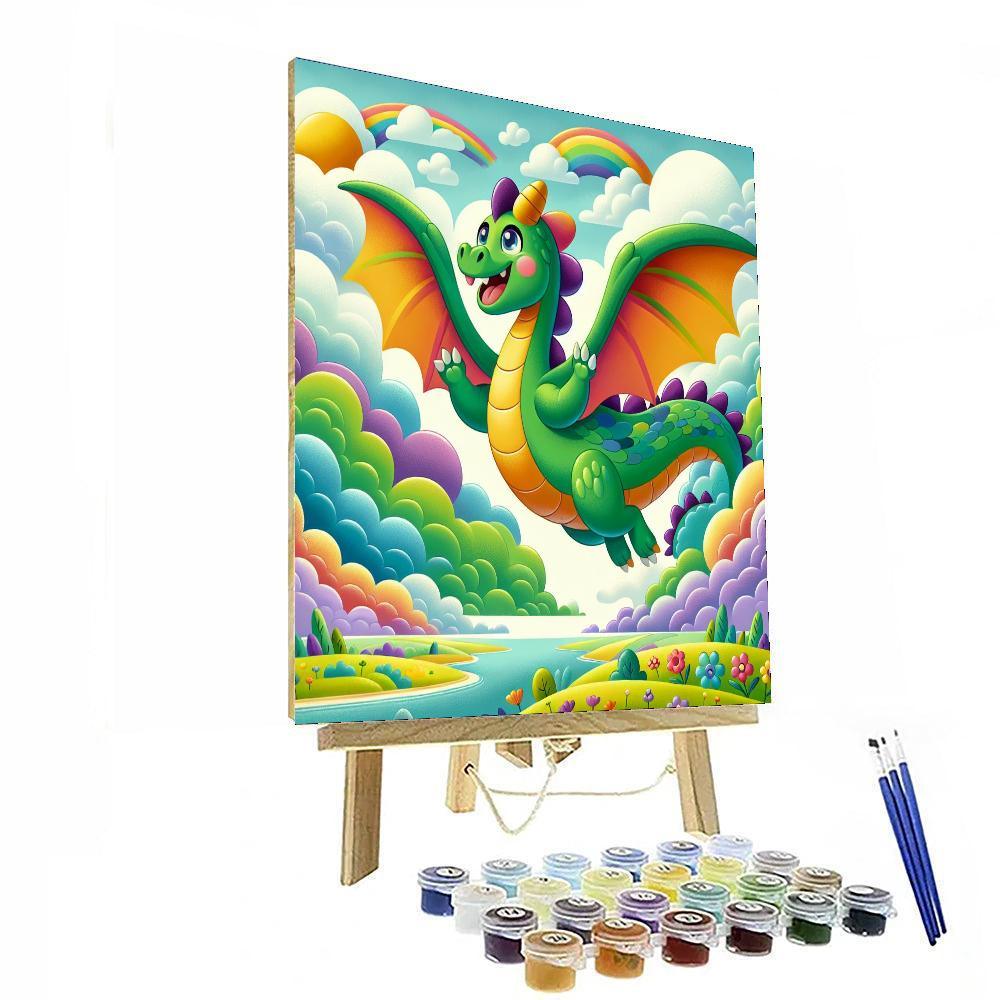 Fantastic Dragon DIY Paint By Numbers