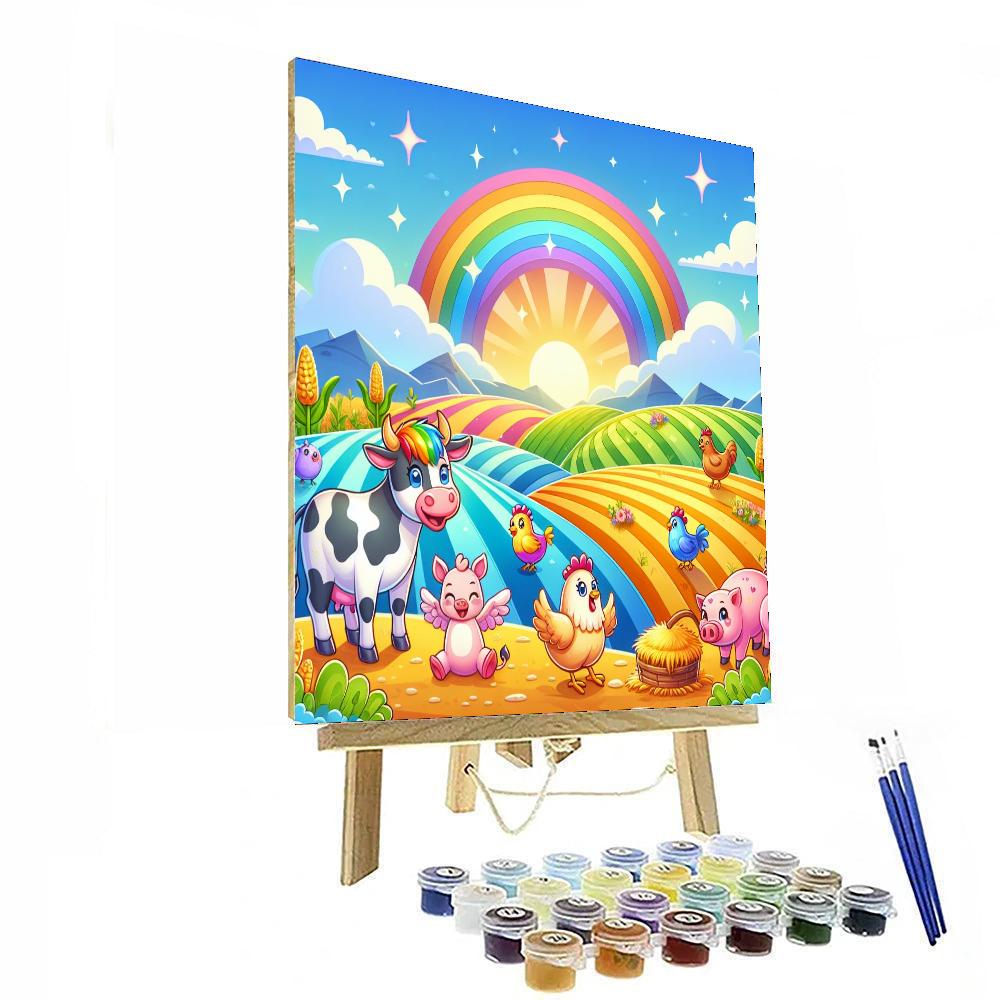 Fantasy Farm Adventures Paint By Numbers Art
