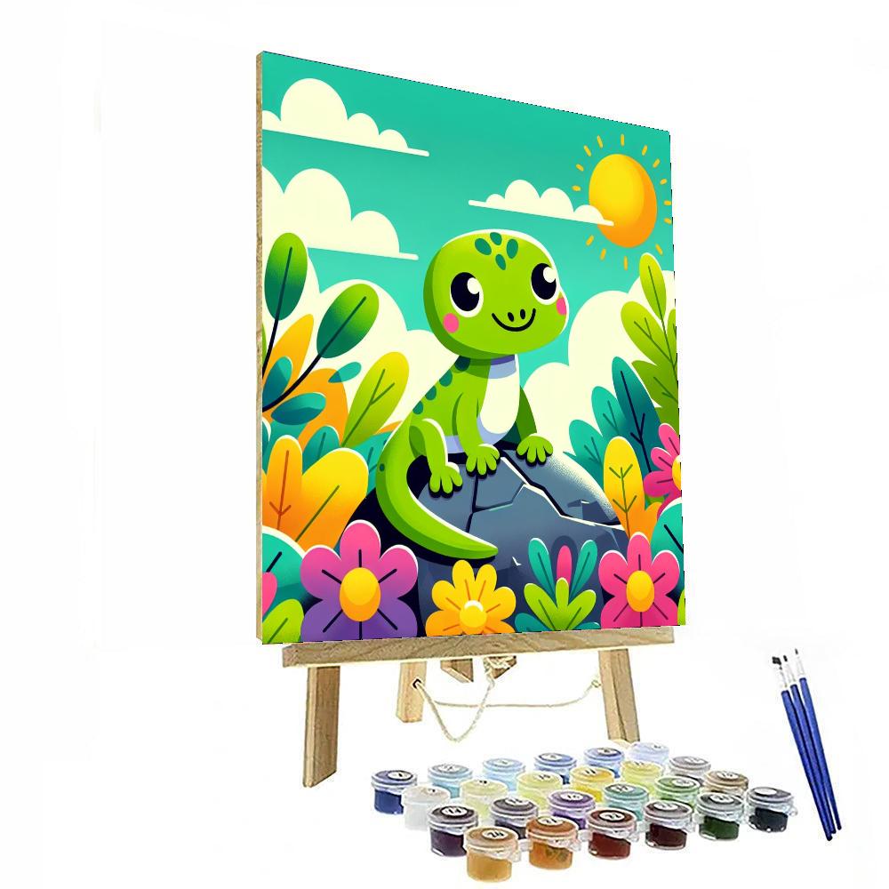Giggles The Gecko Numbered Painting Kits