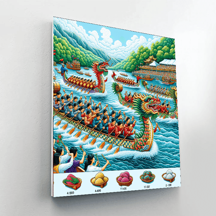 Taipei International Dragon Boat Festival - Taiwan Paint By Number