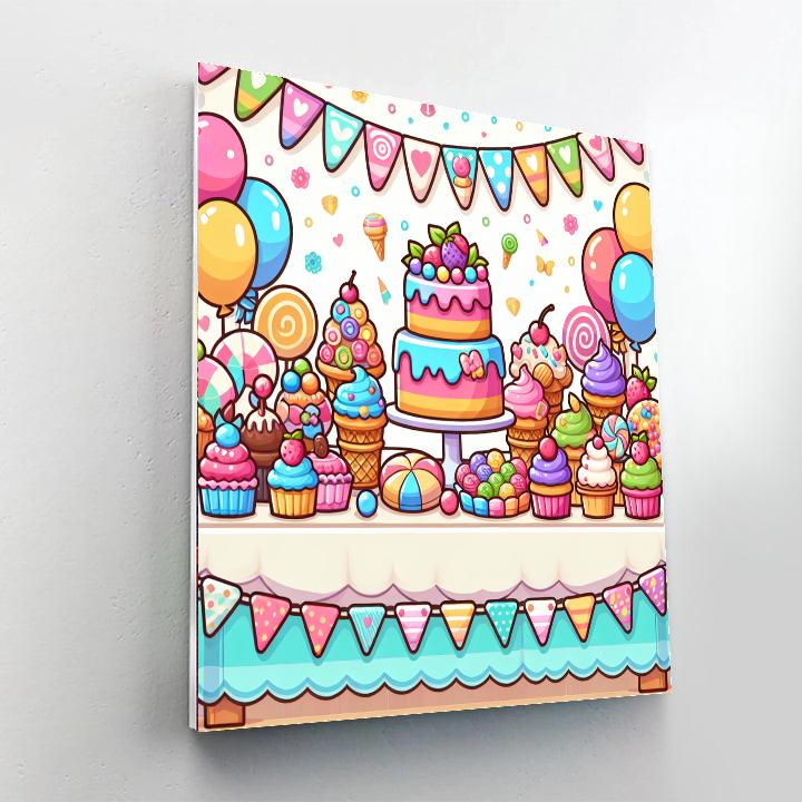 Sweet Sweets Number Painting