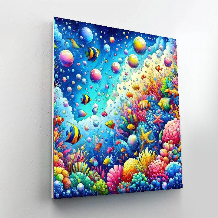 Whimsical Undersea Wonderland Numbered Painting Kits