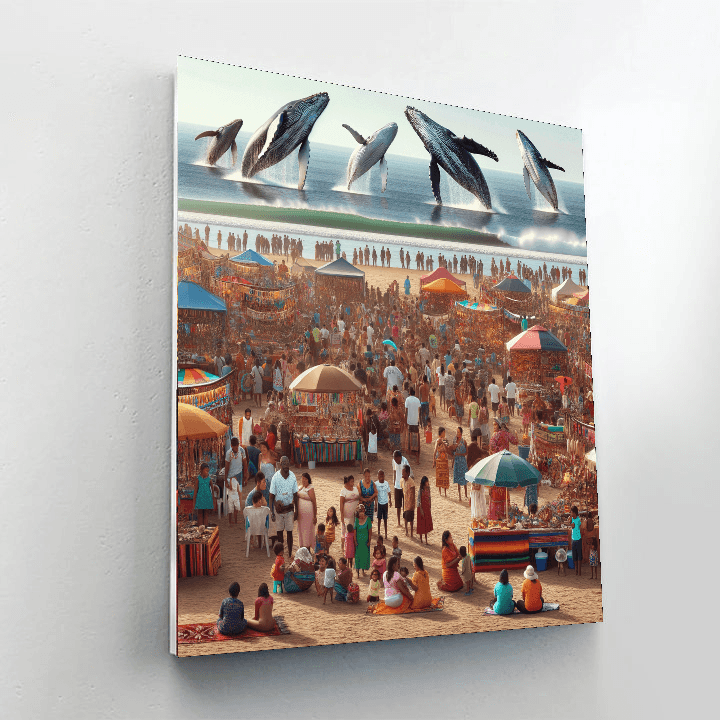 Harvey Bay Whale Festival - Australia Paint By Number