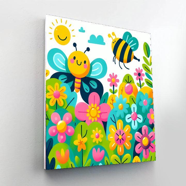 Garden Explorers DIY Paint By Numbers