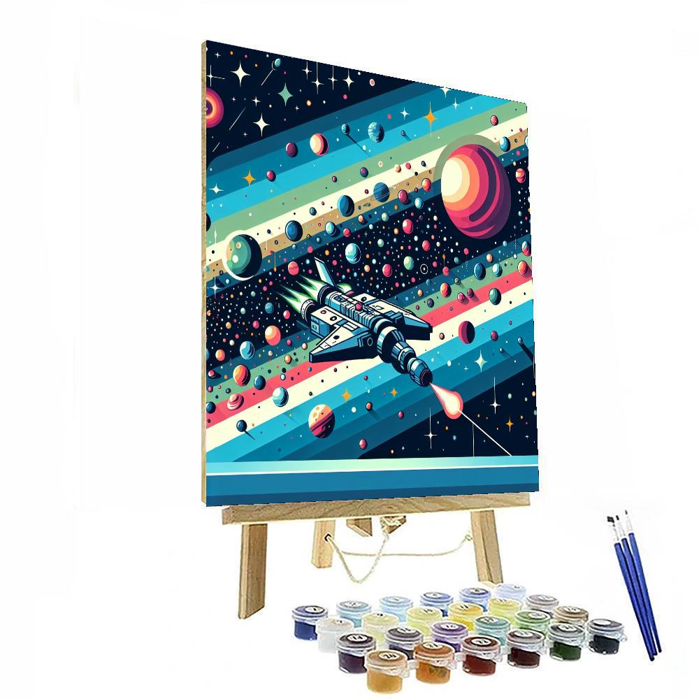 Galactic Quest Journey DIY Paint By Numbers