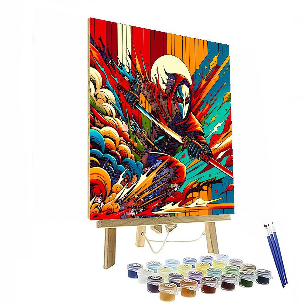 Deadpool's Mischief DIY Paint By Numbers
