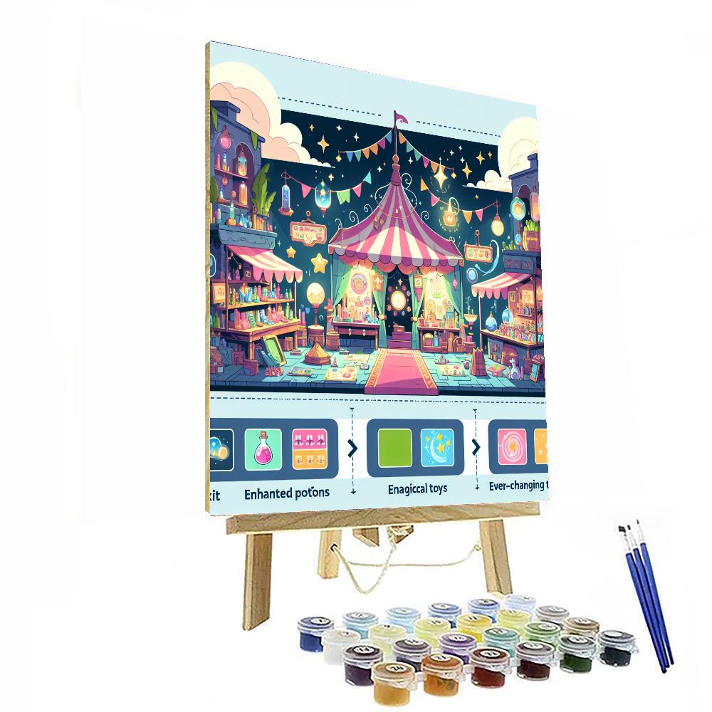 Magical Market Of Wonders DIY Paint By Numbers