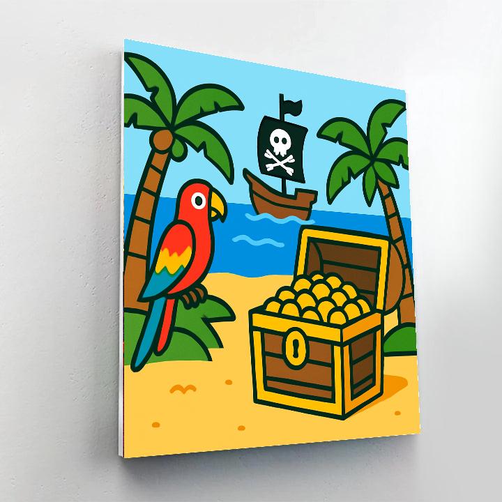 Hidden Treasures Cove Numbered Painting Kits