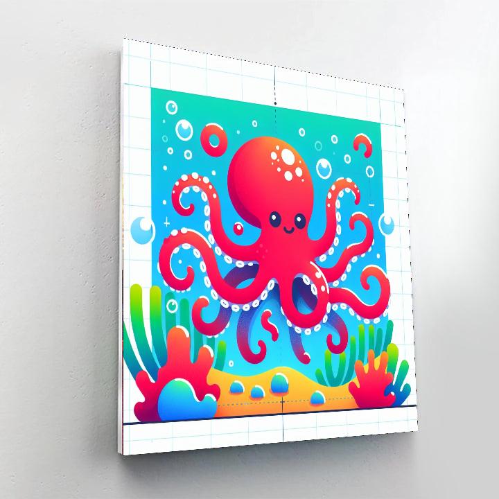 Outrageous Octopus Oasis Painting By Numbers Kit