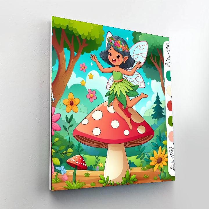 Whimsical Fairyland Forest Painting By Numbers Kit