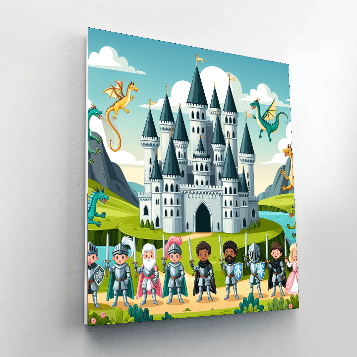 Adventures In Fantasy Paint By Numbers Art