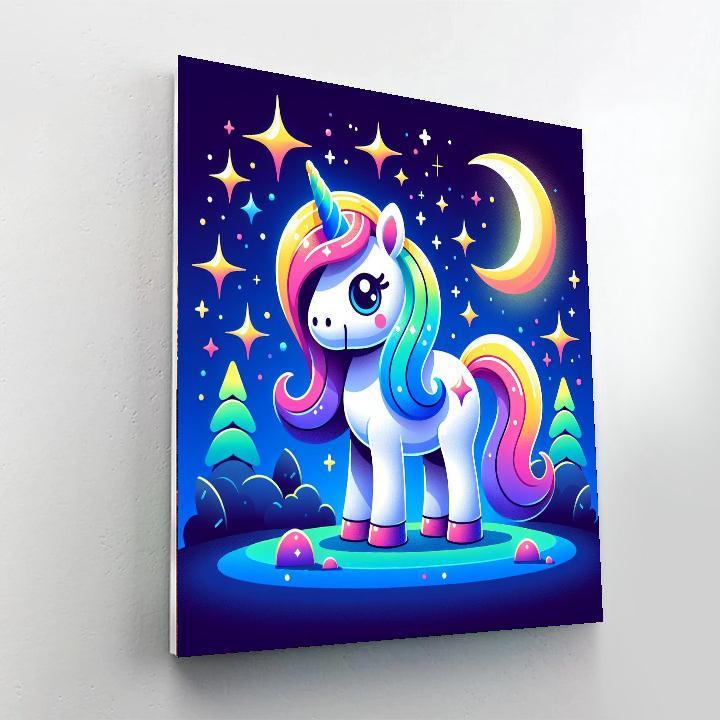 Cosmic Unicorn Painting By Numbers Kit