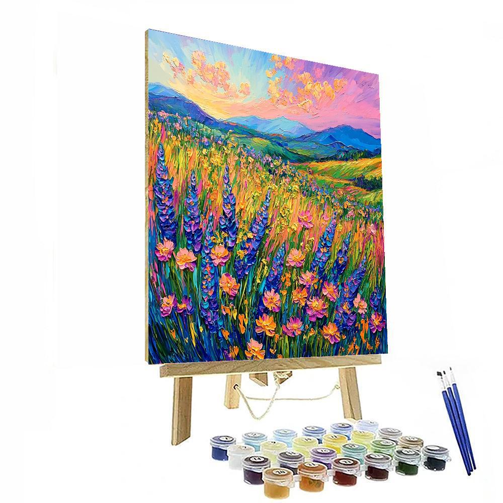 Vincent Van Gogh Inspired Wild Meadow  Paint By Numbers Kits