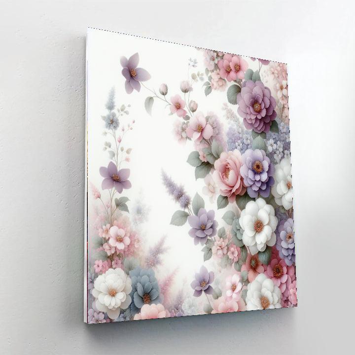 Floral Elegance Symphony Paint By Number