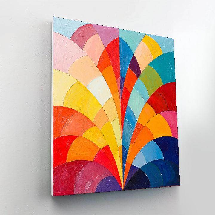 Paul Klee Inspired Luminous Patterns  Numbered Painting Kits