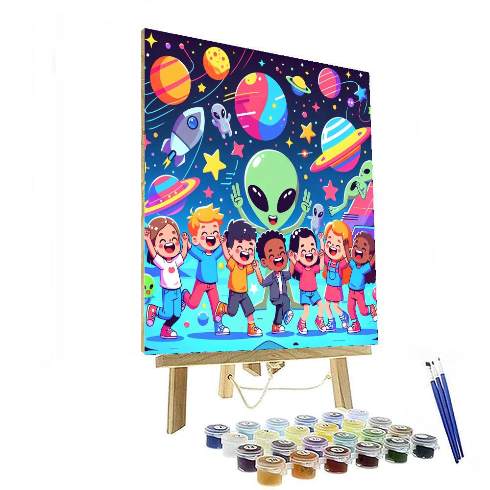 Galaxy Of Giggles Numbered Painting Kits