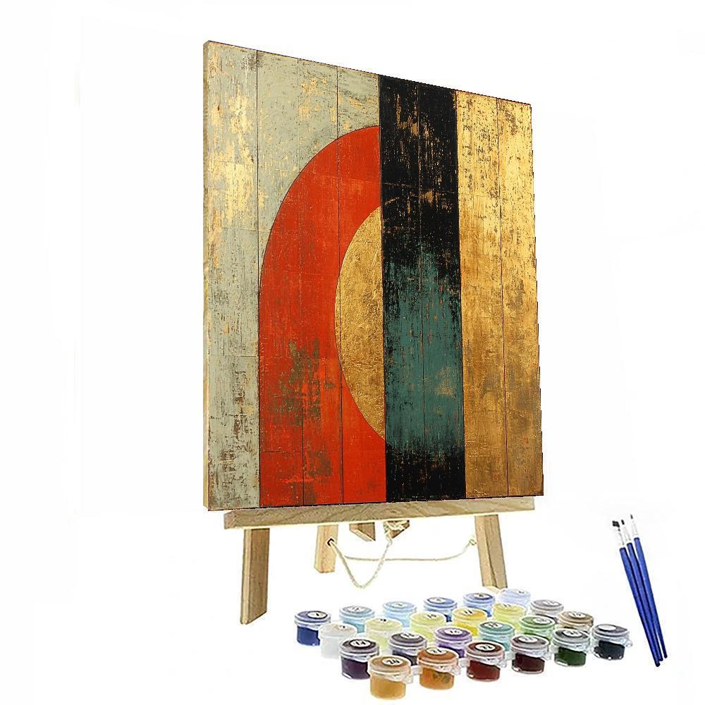 Gustav Klimt Inspired Temporal Essence  Paint By Numbers Art