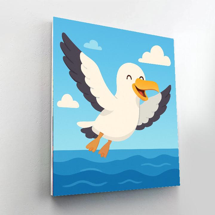 Adventurous Albatross Paint By Numbers Art