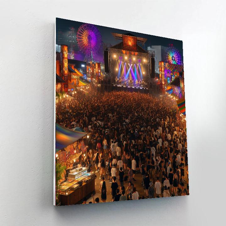 Summer Sonic Festival - Tokyo, Japan Paint By Numbers Kits