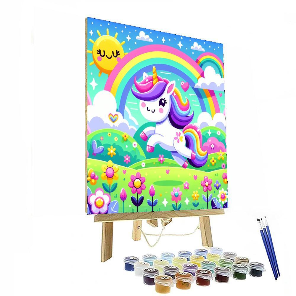 Adventure With Unicorns Paint By Color