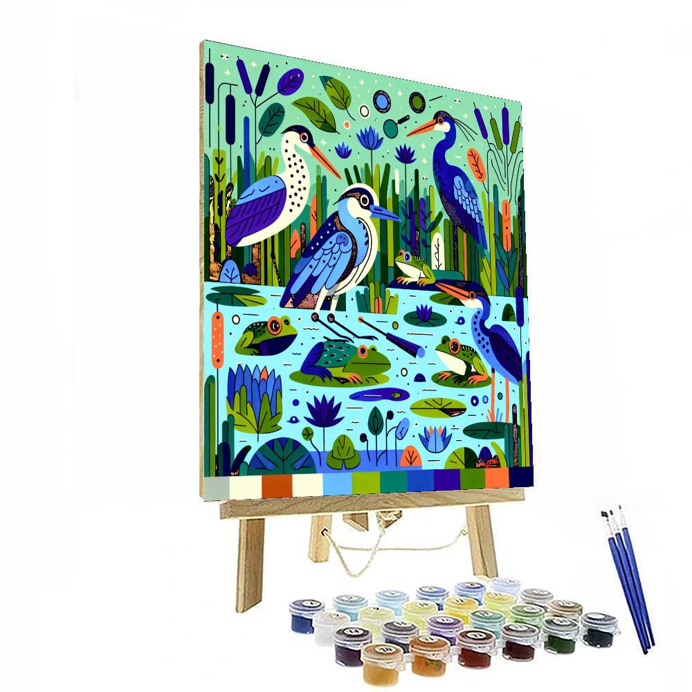 Mystic Marsh Marvels Numbered Painting Kits