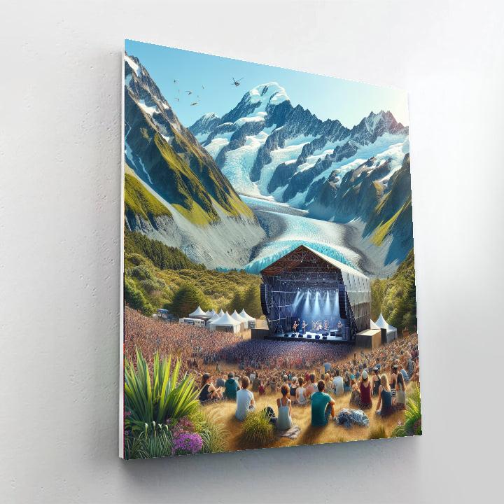 Glacier Music Festival - Franz Josef Paint By Numbers Kits