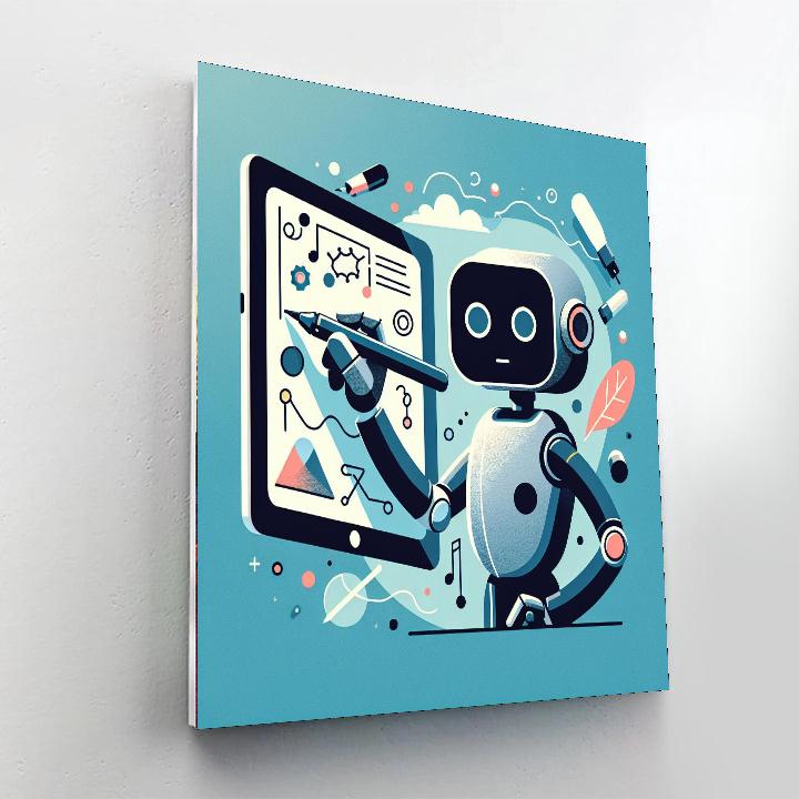 Creative Robot Artist Number Painting