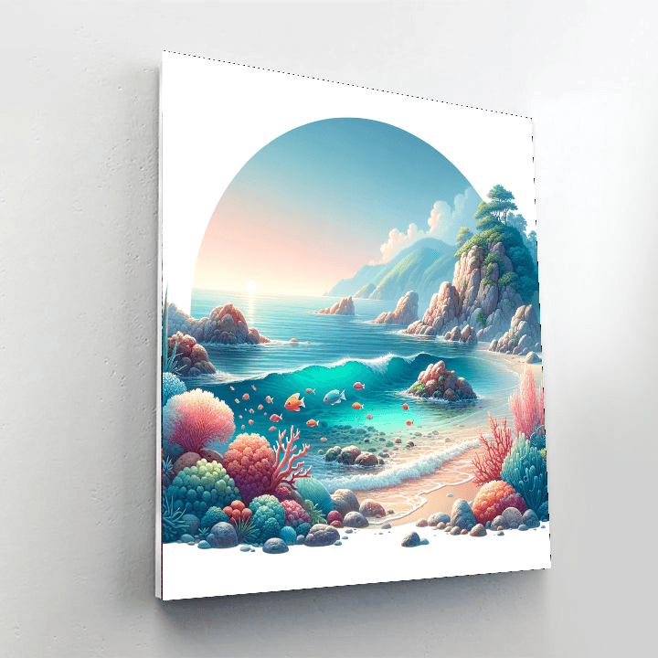Mystical Ocean Cove Paint By Numbers