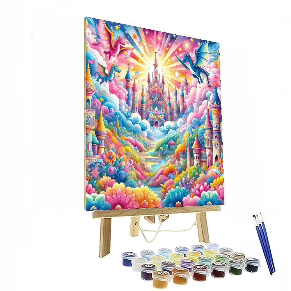 Enchanting Magical Kingdom DIY Paint By Numbers