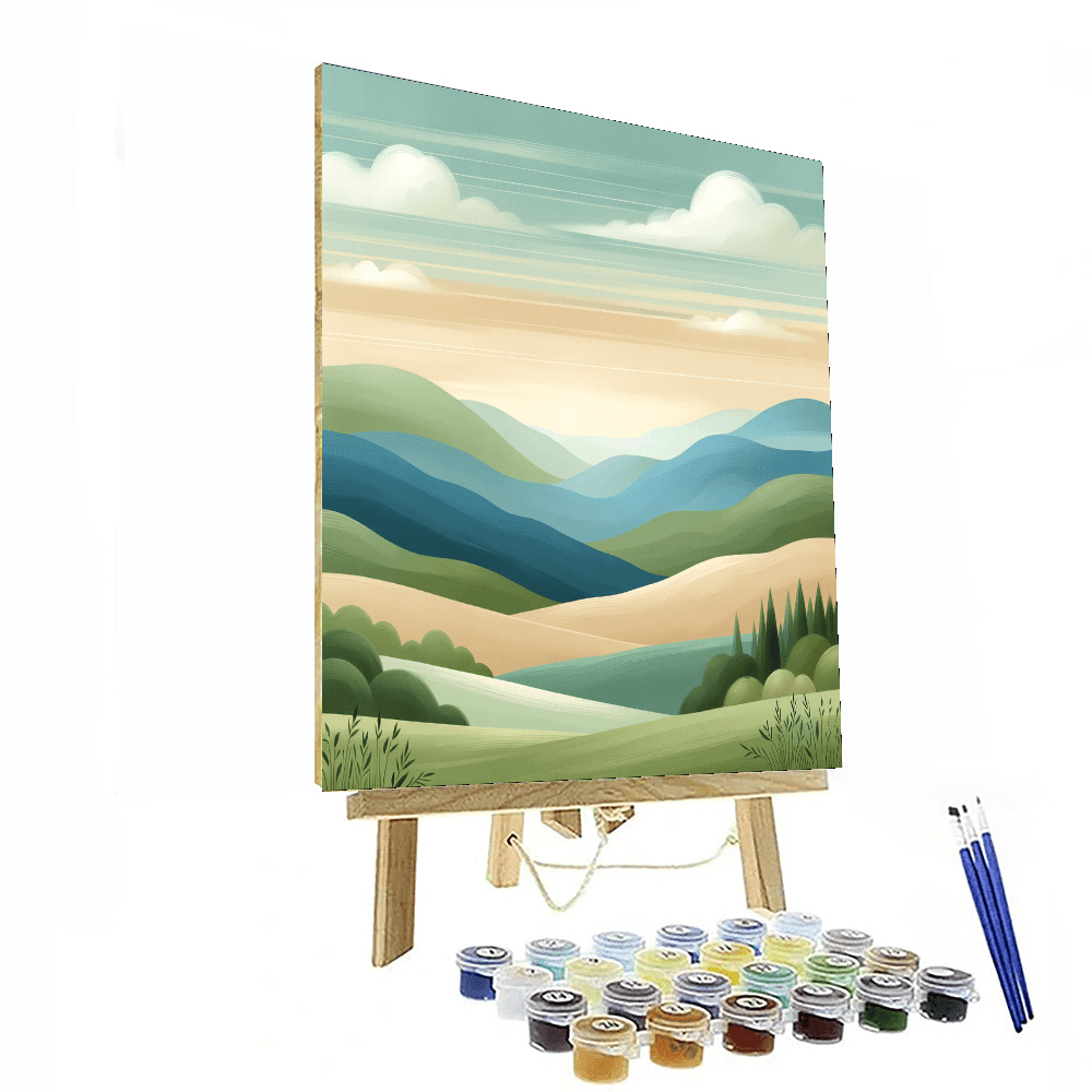 Landscape Serenity - DIY Painting By Numbers Kit – Artistry Rack