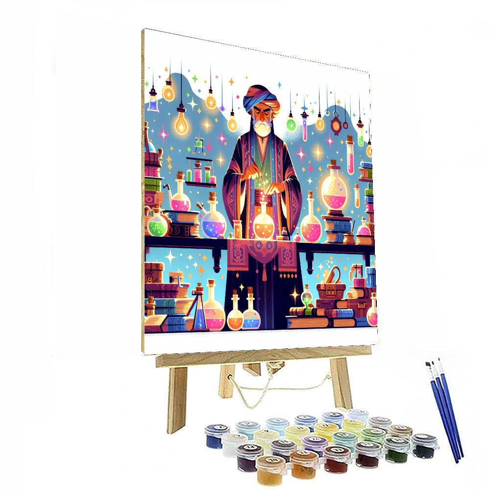 Wizard's Spellbinding Workshop DIY Paint By Numbers